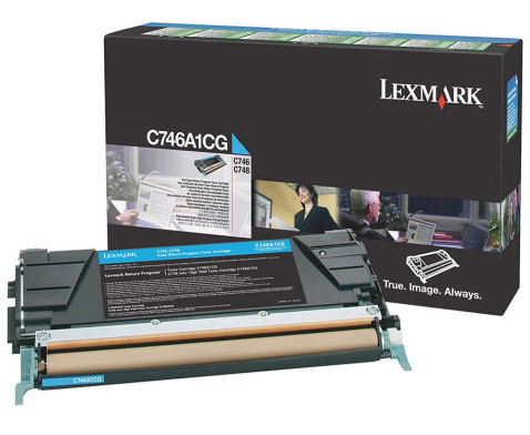 Lexmark C746A1CG - Mavi Toner